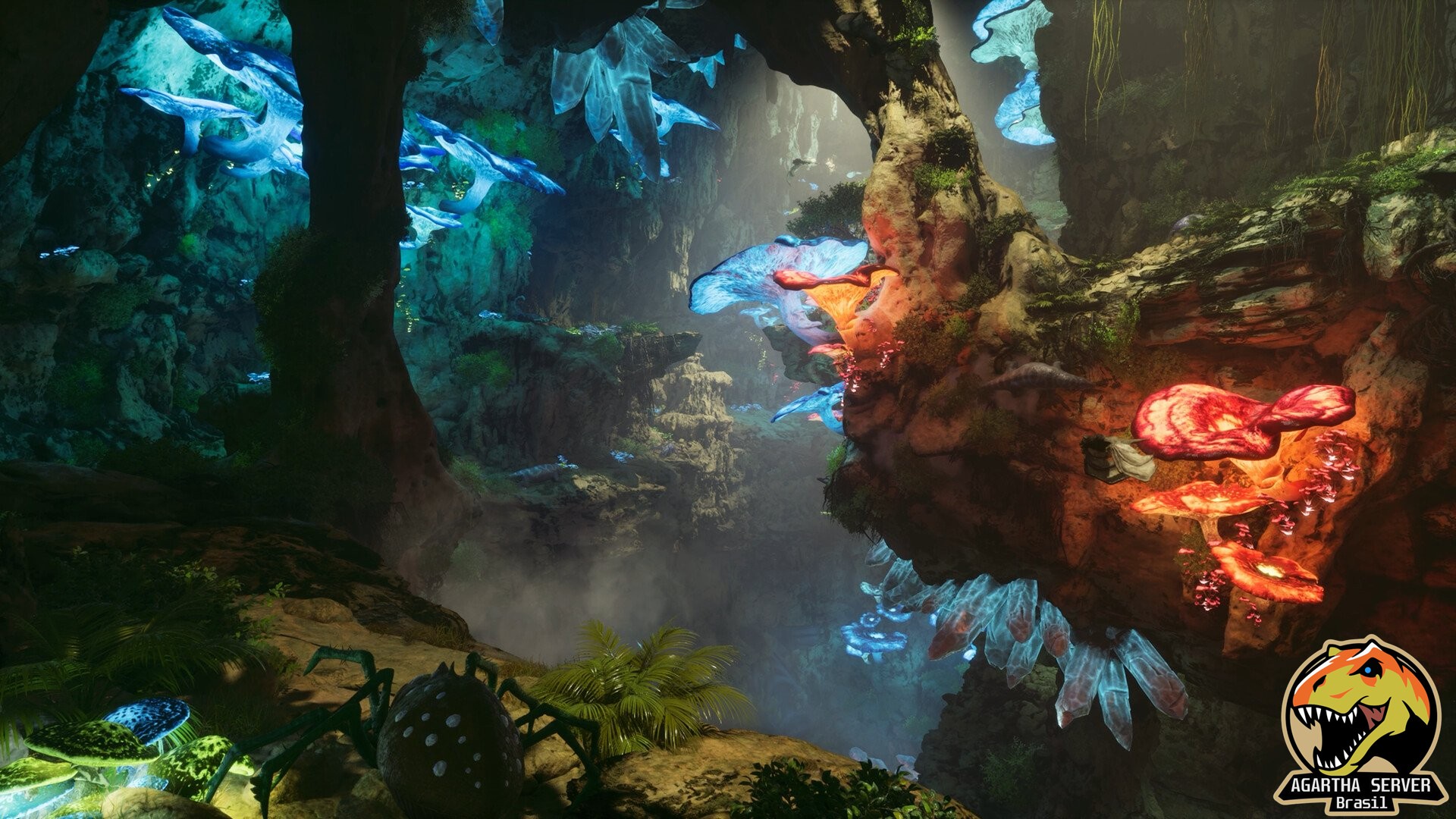 Discovery splash banner for Agartha Ascended PVE 10x ᴮᴿ Discord server