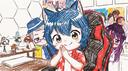 Discovery splash banner for Anime en Panic Flash! Discord server