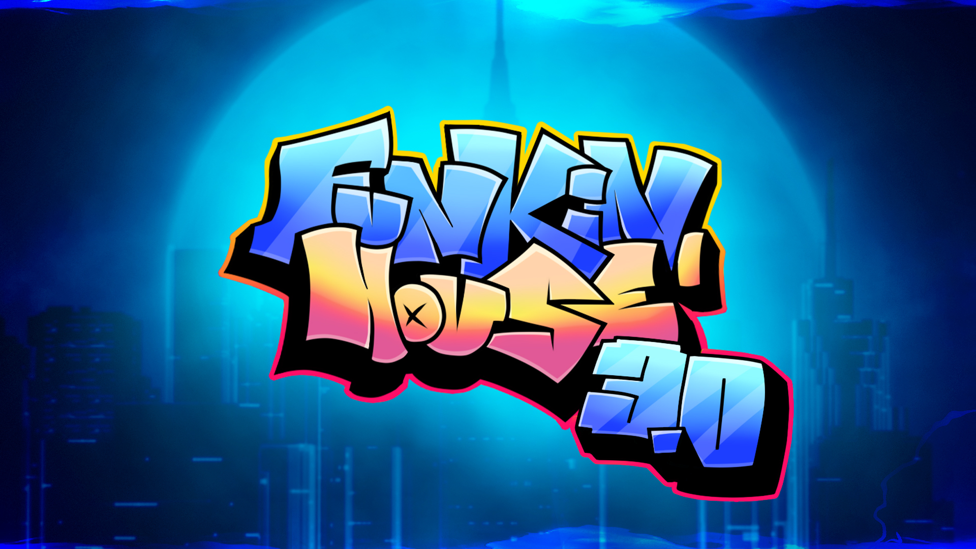 Discovery splash banner for Funkin' House | 3.2 Discord server