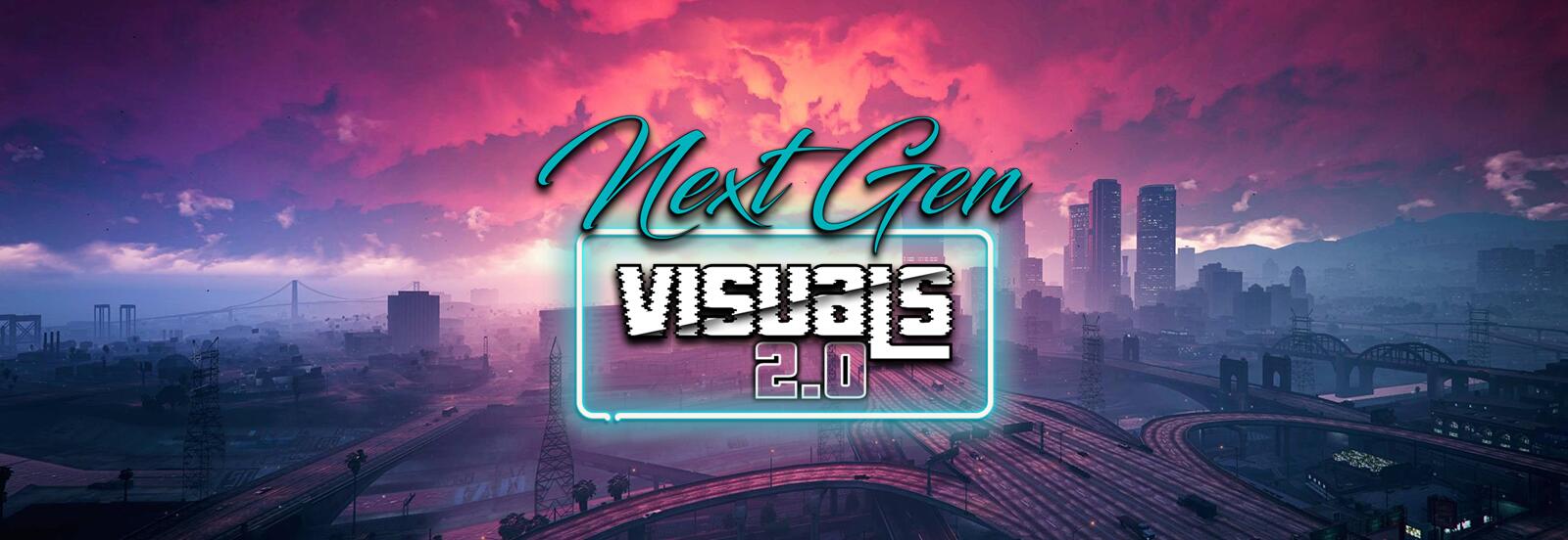 Discovery splash banner for Next Gen Visuals / FiveM Mods Discord server