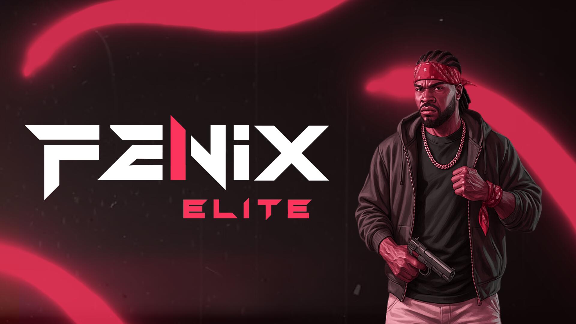 Discovery splash banner for Fenix Match Elite PvP #360k Discord server