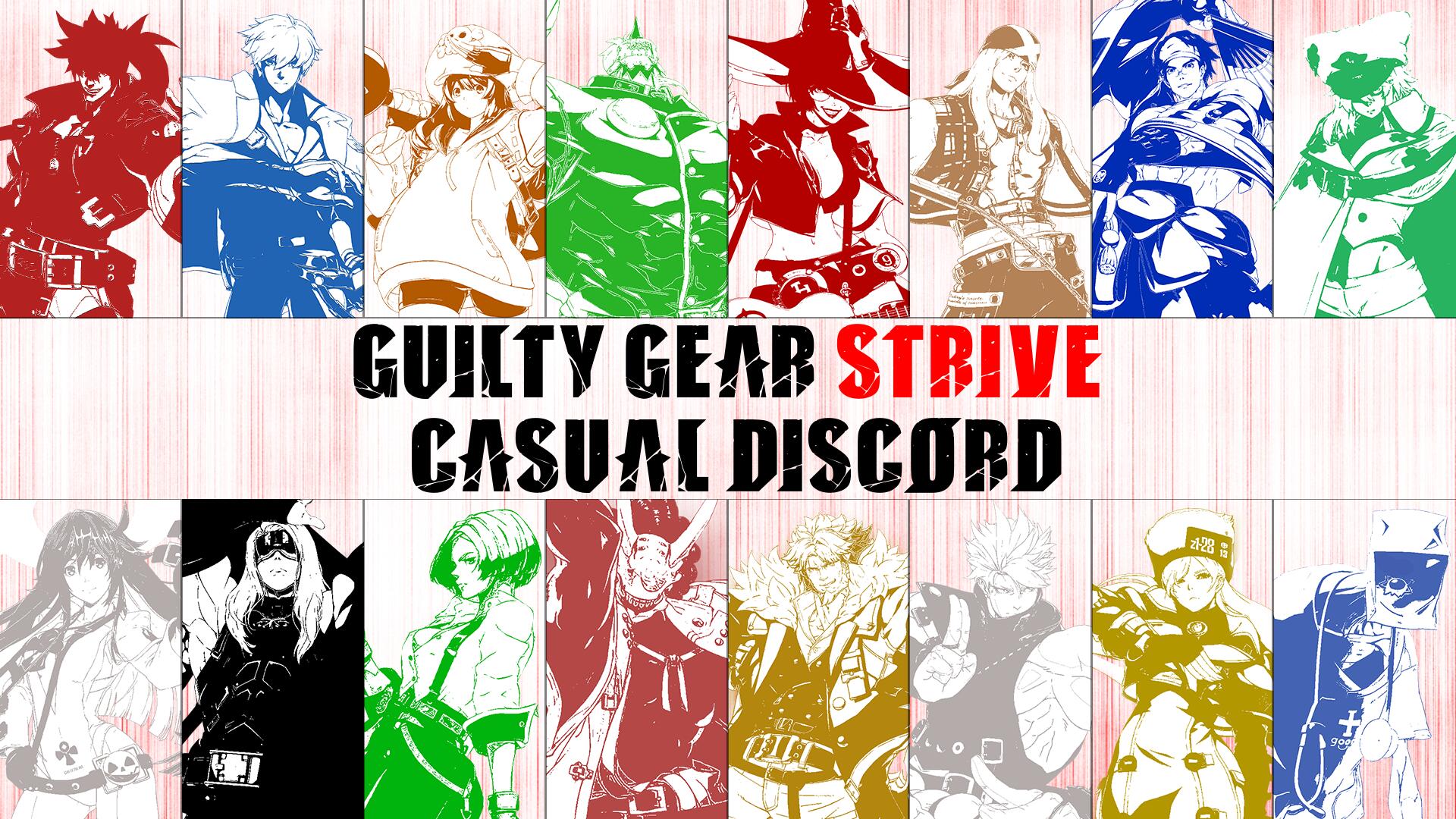 Discovery splash banner for Guilty Gear Strive Casual Discord server
