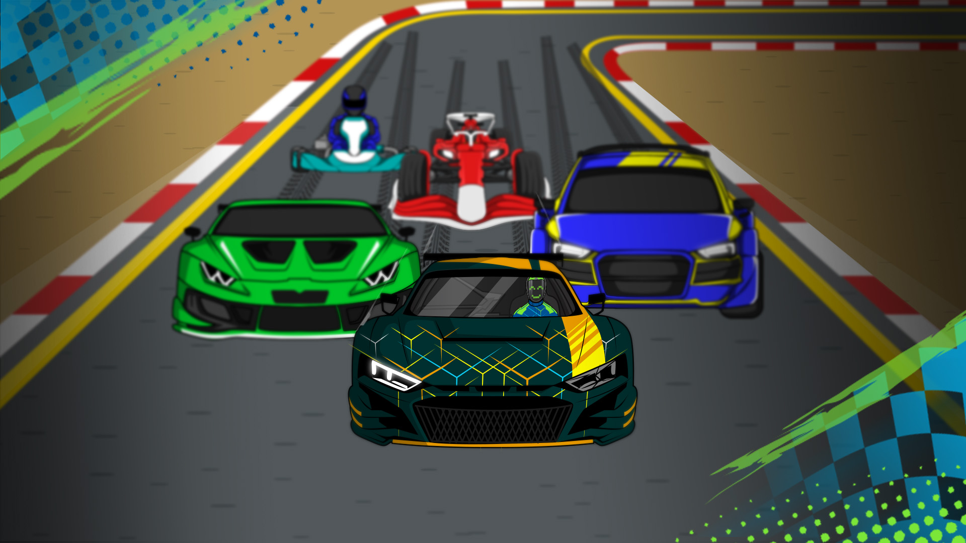 Discovery splash banner for RacePlace Discord server