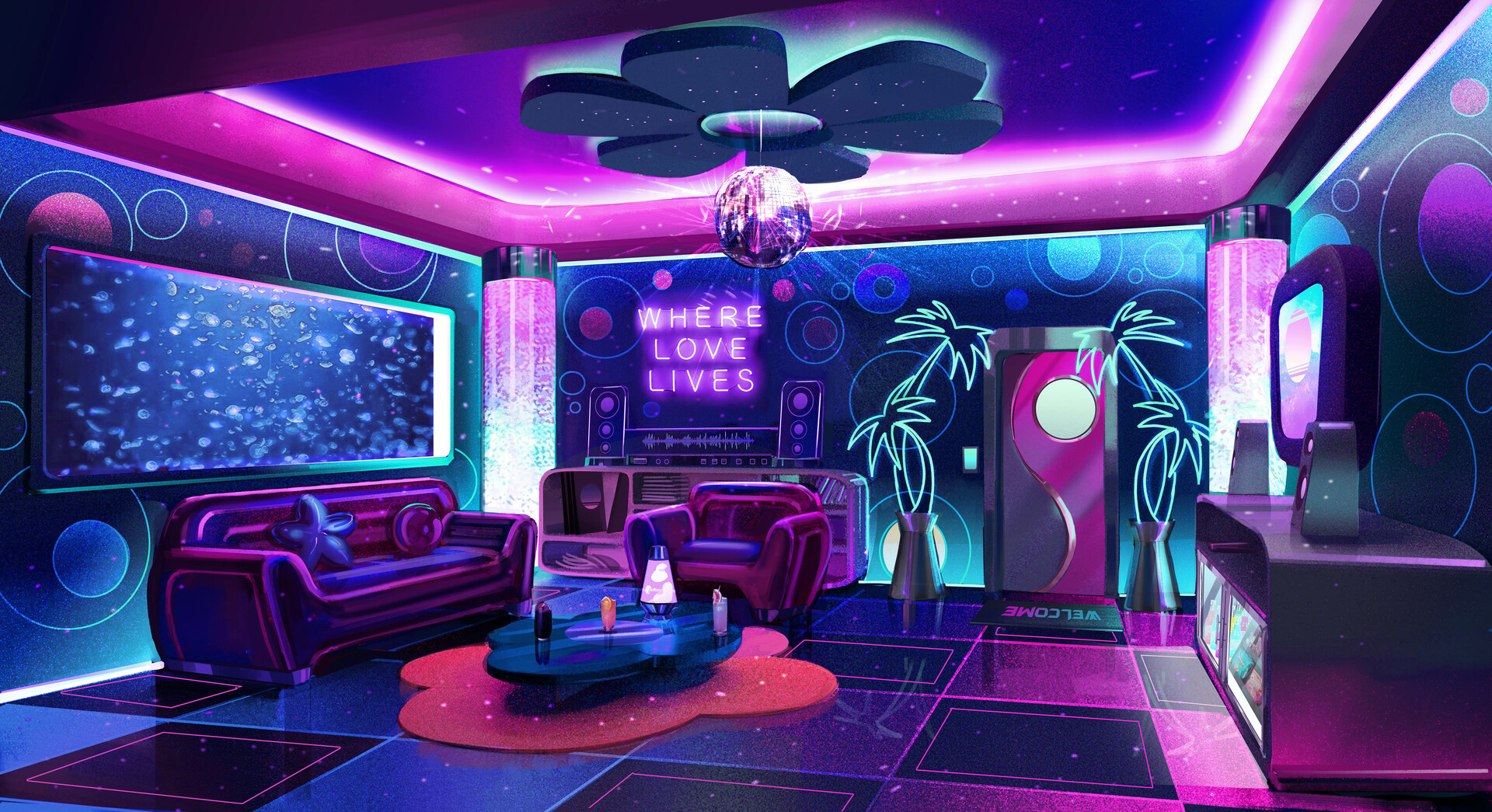 Discovery splash banner for The Chilling Lounge Discord server