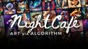 Discovery splash banner for NightCafe Lounge Discord server
