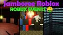 Discovery splash banner for Jamboree! | Roblox Events & Fun! Discord server