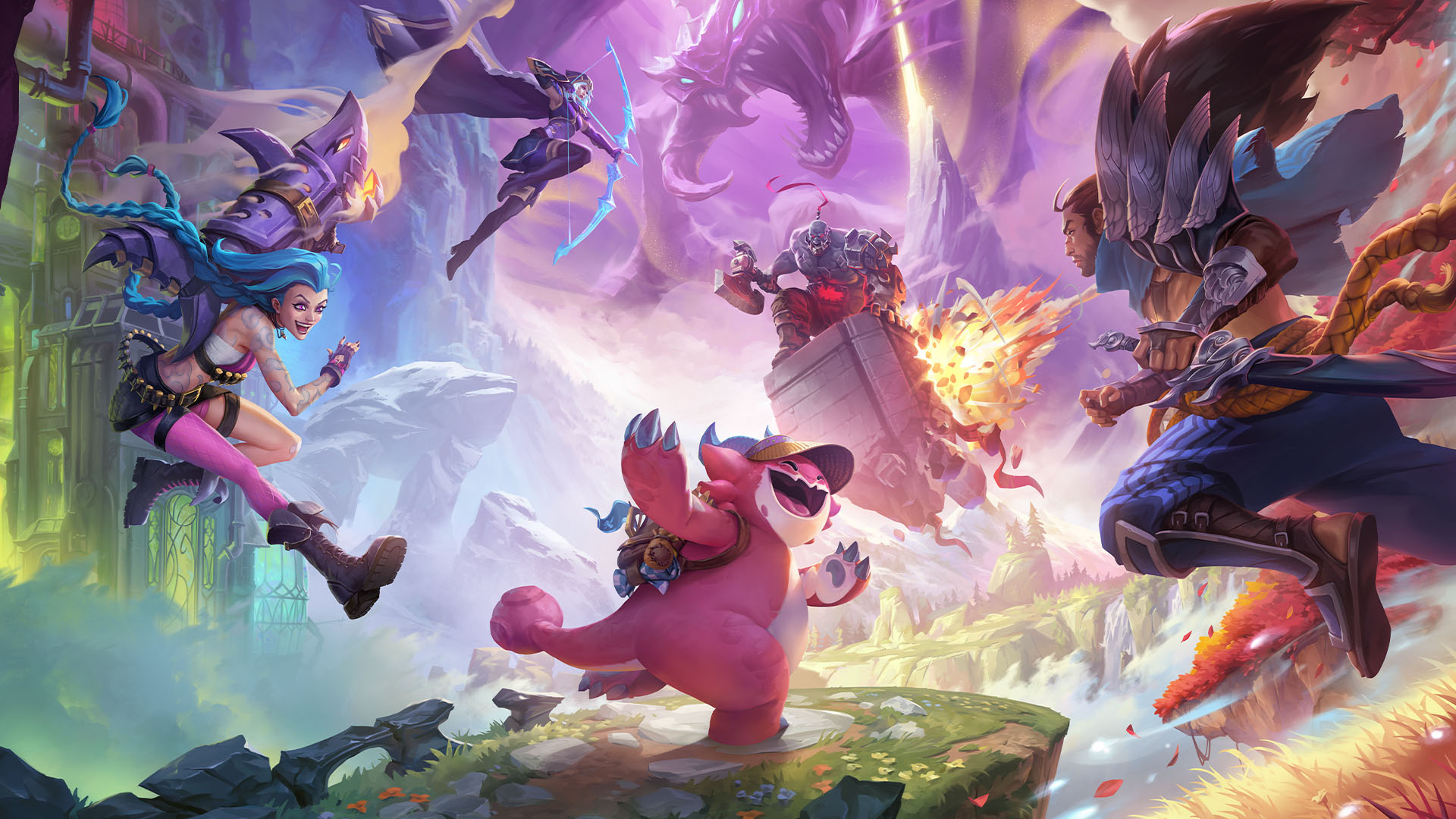 Discovery splash banner for TFT BR Discord server