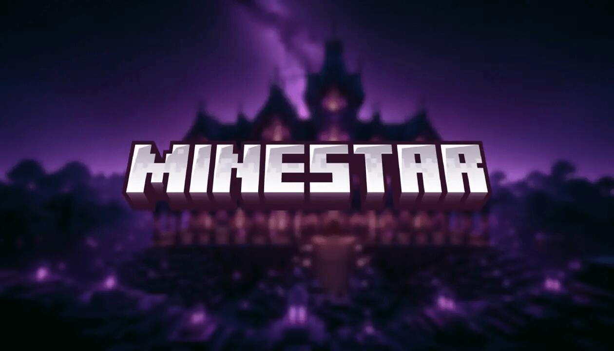 Discovery splash banner for Minestar Discord server