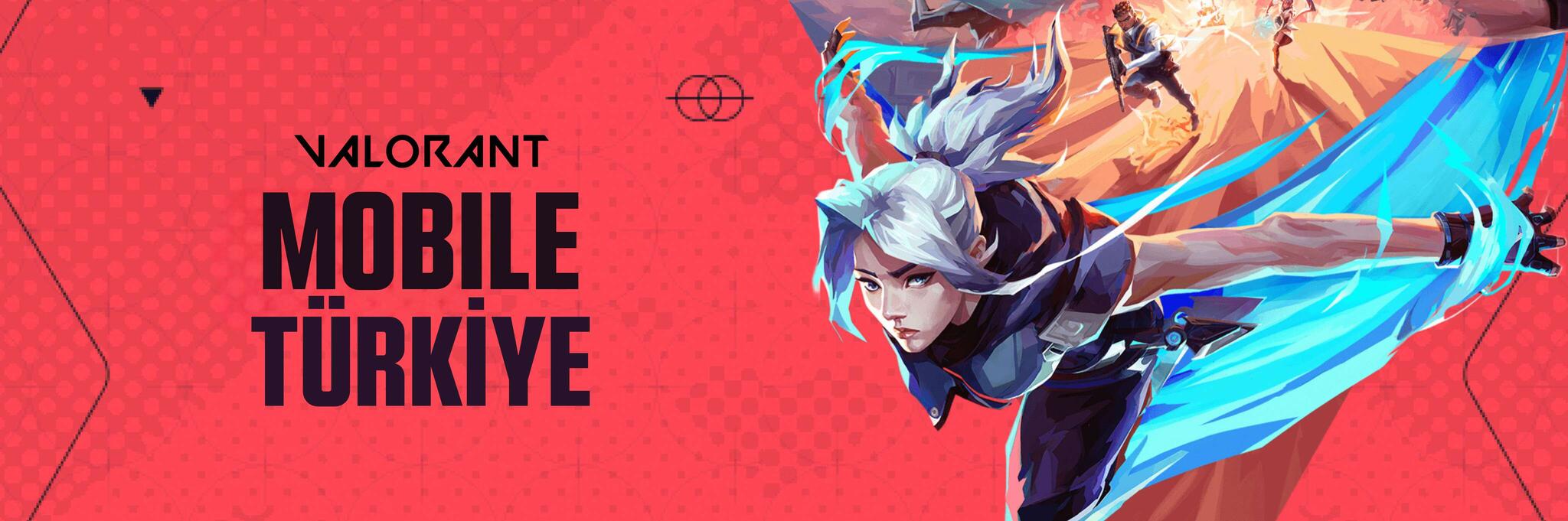 Discovery splash banner for VALORANT Mobile Türkiye Discord server