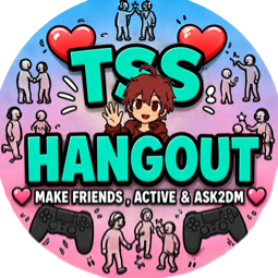 Discovery icon for TSS Hangout - Active - Make Friends & Ask2dm Discord server