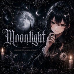 Discovery icon for ☞.✧ ⟆Moonlight ✧ Social ✧ Vc's ✧ Active ‹𝟹3 Discord server